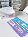SPOTTY BRIGHTS | STUDENT NAME & GOALS PLATES | EDITABLE - Miss Jacobs Little Learners