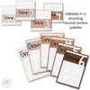 Spotty Neutrals Reading Groups Organizers | Ombre Neutrals Guided Reading Labels - Miss Jacobs Little Learners