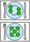 Subitizing Game | Peas on a Plate - Miss Jacobs Little Learners