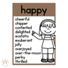 Synonym Posters | Ombre Neutral English Classroom Decor - Miss Jacobs Little Learners