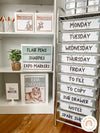 Teacher Trolley Labels | MODERN JUNGLE | Editable Decor - Miss Jacobs Little Learners