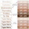 TEACHER TROLLEY LABELS | OMBRE NEUTRALS | EDITABLE - Miss Jacobs Little Learners