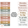Teacher Trolley Labels | SIMPLE BOHO | EDITABLE - Miss Jacobs Little Learners