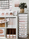 TEACHER TROLLEY LABELS | SPOTTY NEUTRALS | EDITABLE - Miss Jacobs Little Learners