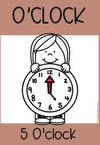 Time & Clock Posters | Boho Rainbow | Neutral Classroom Decor - Miss Jacobs Little Learners