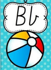 VIC Font Alphabet Posters {Polka Dot} - Miss Jacobs Little Learners