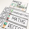 Visual Timetable | Editable | Cactus Theme - Miss Jacobs Little Learners