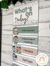Visual Timetable | Modern Jungle | Editable Decor - Miss Jacobs Little Learners