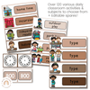 VISUAL TIMETABLE | OMBRE NEUTRALS | EDITABLE - Miss Jacobs Little Learners