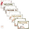 Welcome Posters | Australiana Classroom Decor | Australian Flora and Fauna | Miss Jacobs Little Learners | Editable