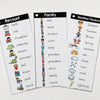 Word Lists | Writing Center Tools - Miss Jacobs Little Learners